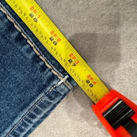 True Religion Skinny low rise flap pockets Jeans size 27 - Picture 9 of 12